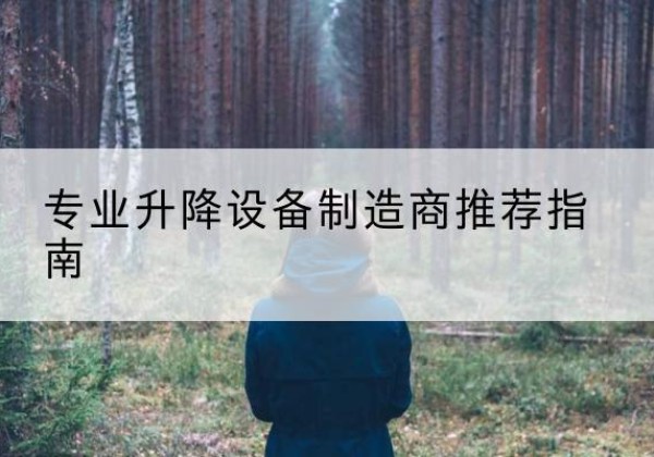 灵石电动剪叉升降平台厂家-专业升降设备制造商推荐指南