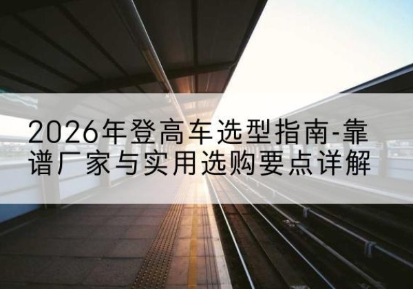 灵石登高车厂家推荐-2026年登高车选型指南-靠谱厂家与实用选购要点详解
